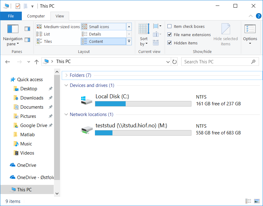 Filserver Windows – Hjelp for Informatikkstudenter